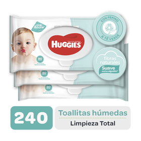 Toallitas Húmedas Huggies One & Done, 240uds