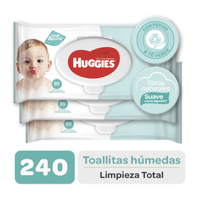 Toallitas Húmedas Huggies One & Done, 240uds