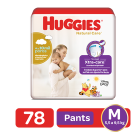 Pants Huggies Natural Care Etapa 2/M, 78Uds