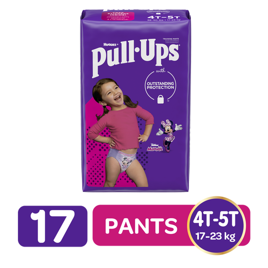 Pants de Entrenamiento para Niños Huggies Pull Ups Tallas 4/5, 17uds